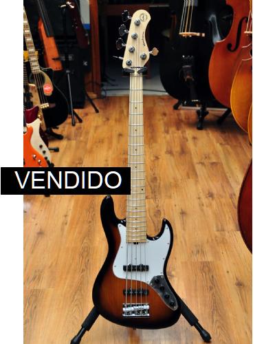 Sadowsky MetroExpress 21 Fret Vintage JJ Maple 5 Tobacco Burst Transparent High Polish